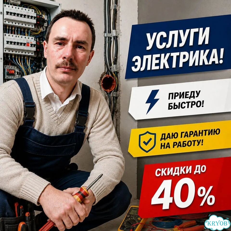 Электрик на дом быстрый выезд фото 1