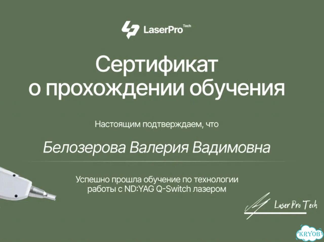 Лазер для удаления тату Zeta Monocrystal. Обучение фото 10