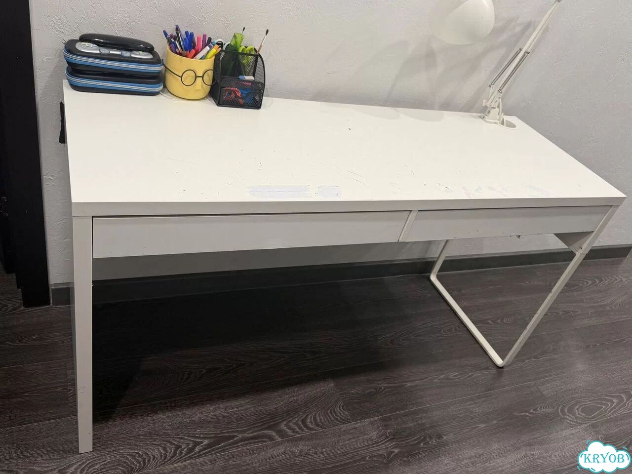 Письменный стол IKEA белый фото 1