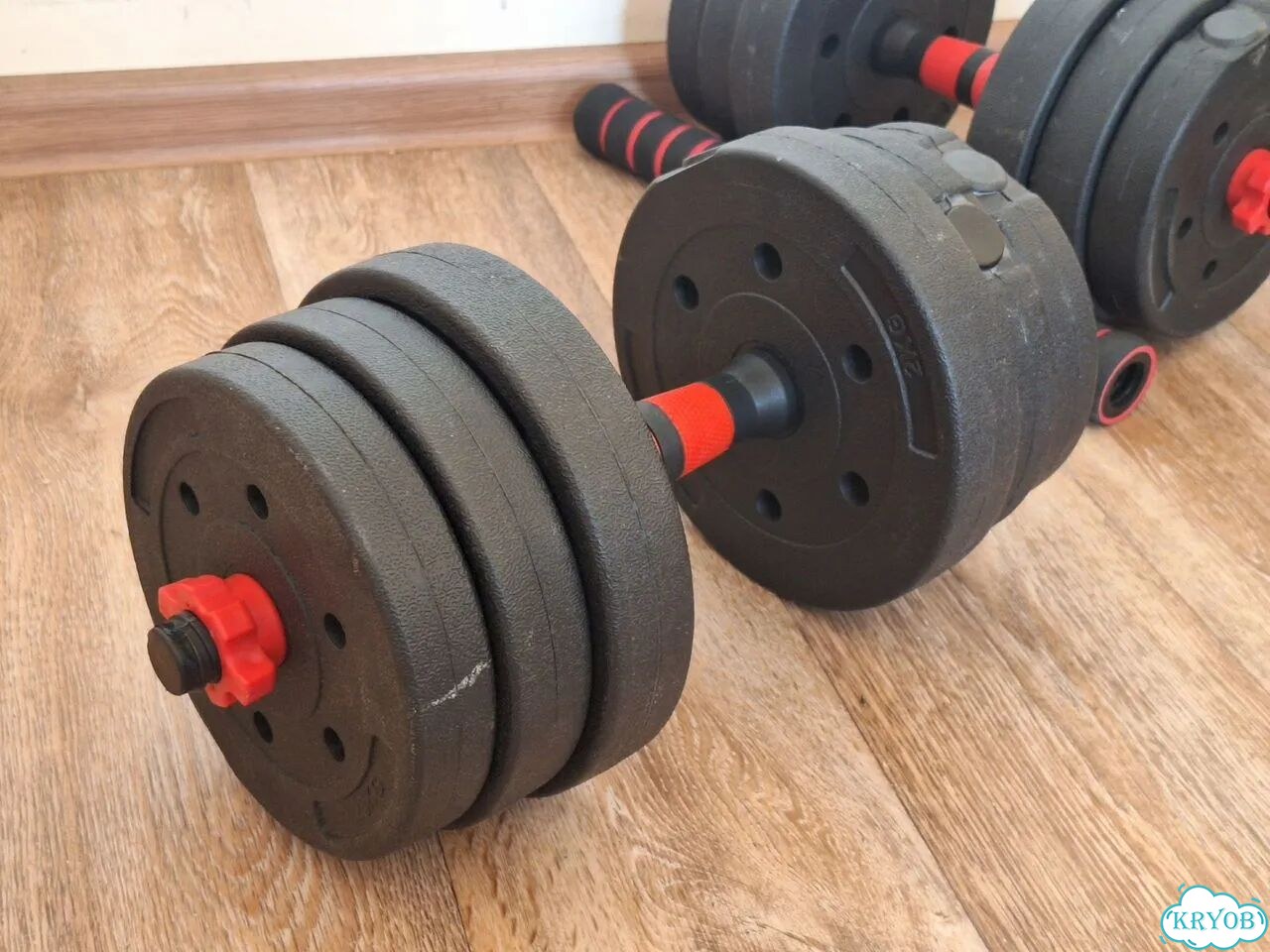 Гантели разборные 20 кг (2*10кг) штанга спортивная фото 1