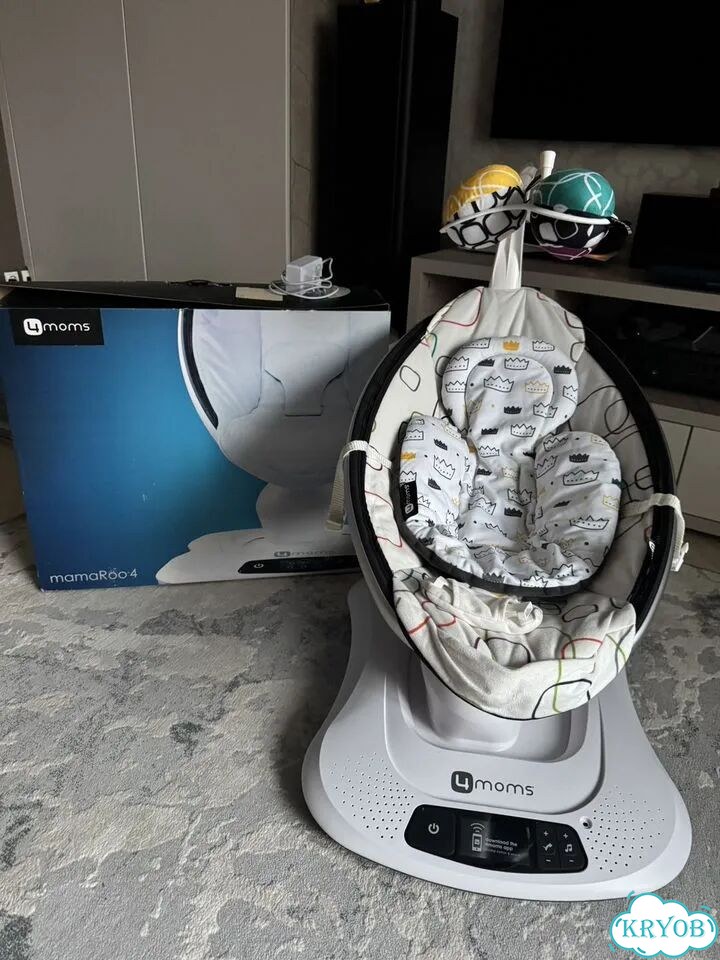 Электрокачели 4moms mamaroo 4.0 отличное состояние фото 3