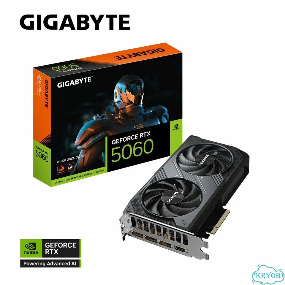 Gigabyte RTX 5060 фото 1