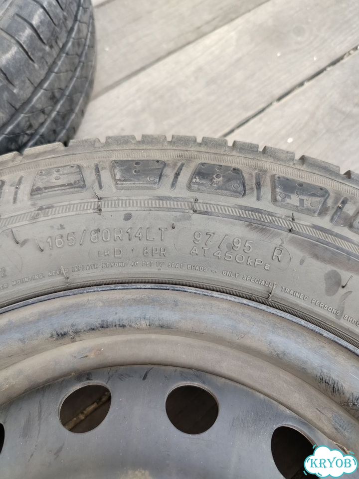 Колеса летние Michelin 165/80/R14 фото 6