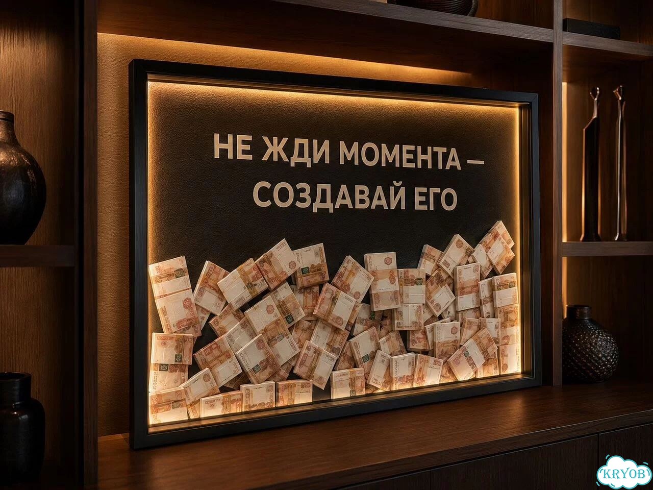 Картина с подсветкой LED на стену подарок на заказ фото 2