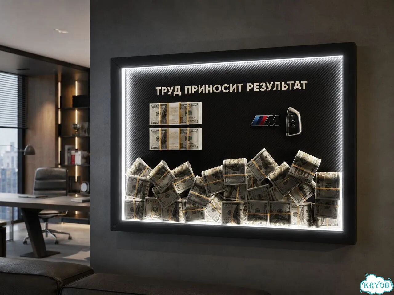Картина с подсветкой LED на стену подарок на заказ фото 7