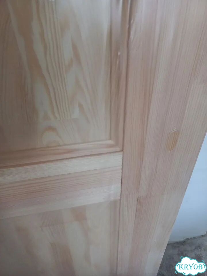 Новая дверь из массива дерева фото 5