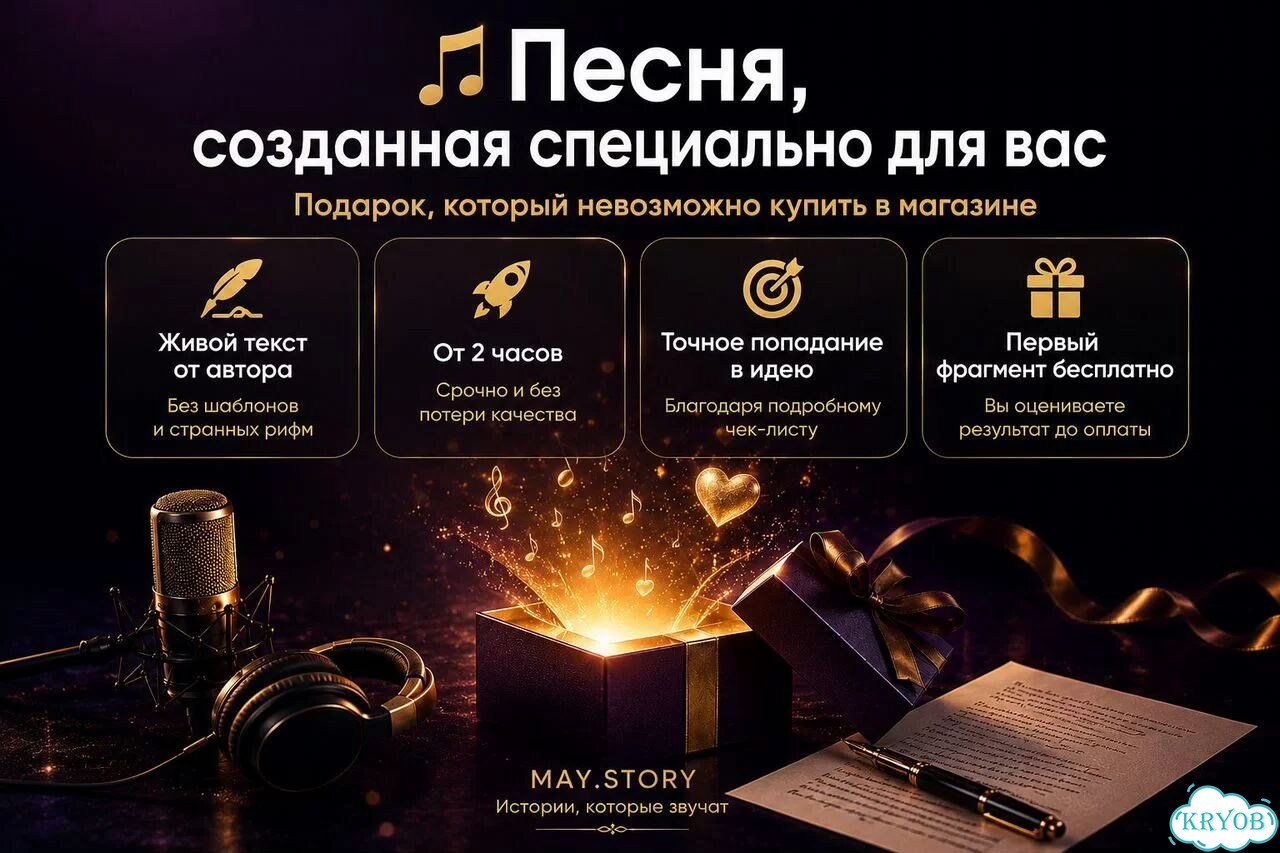 Песня, созданная специально для вас фото 1