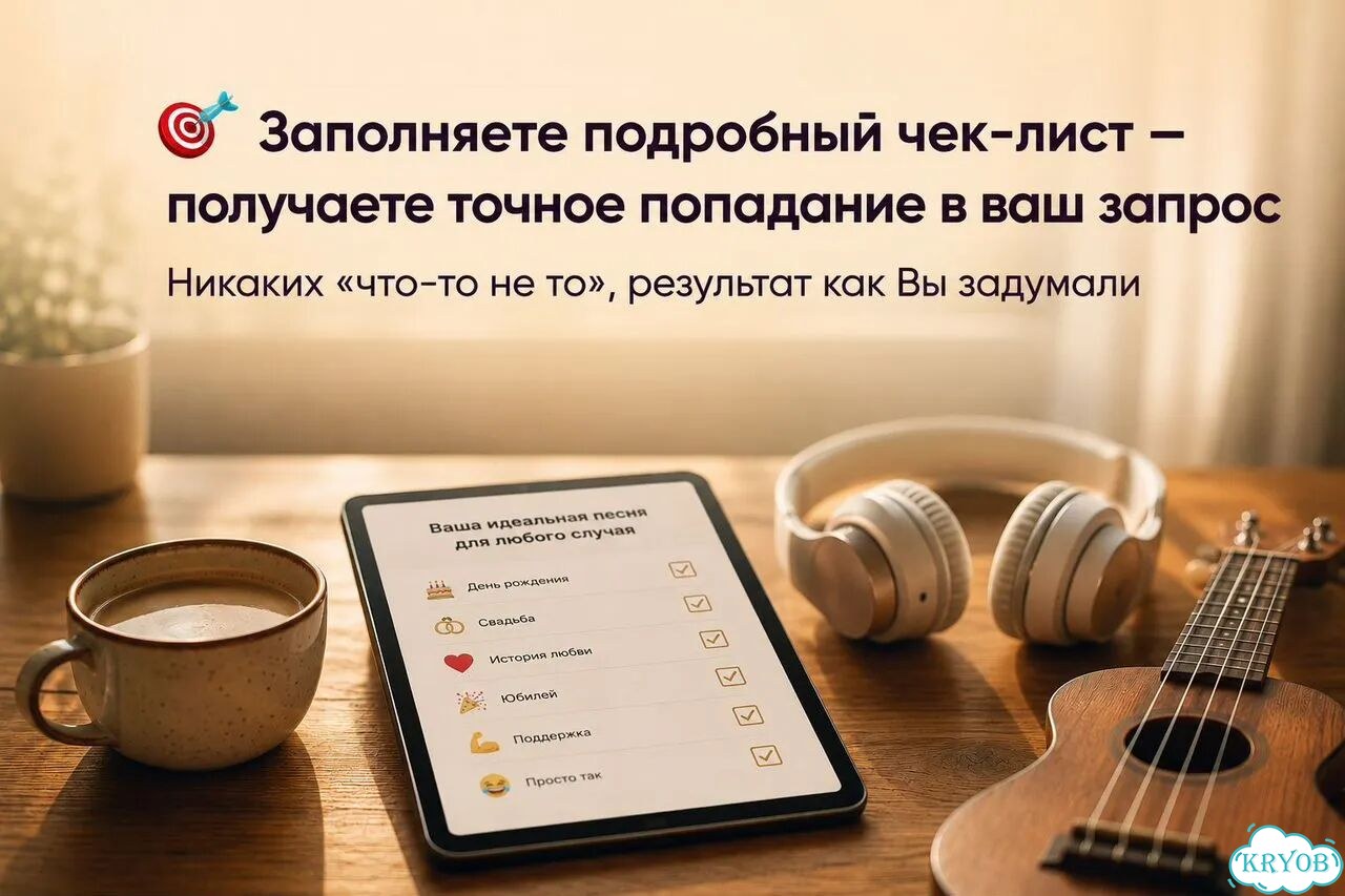 Песня, созданная специально для вас фото 4