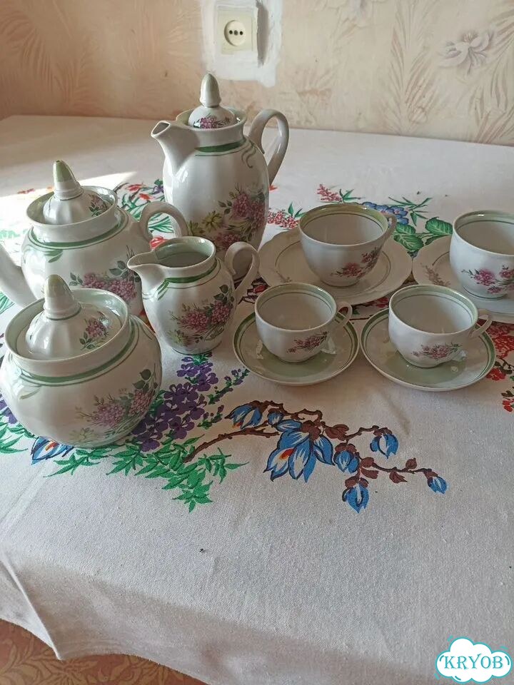 Чайно кофейный сервиз СССР фото 1