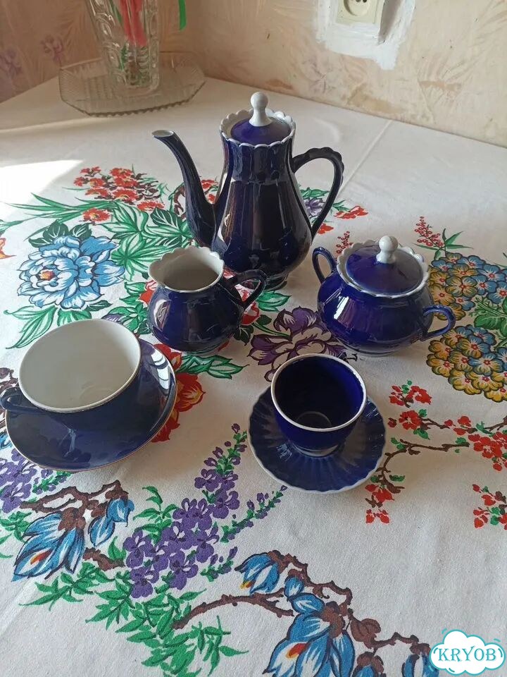 Чайно кофейный сервиз СССР фото 3