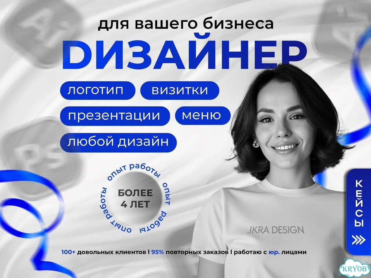 Логотип, презентации, визитки, дизайн фото 1