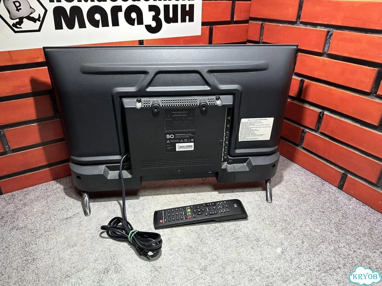 Телевизор BQ 24F34B SMART TV фото 3