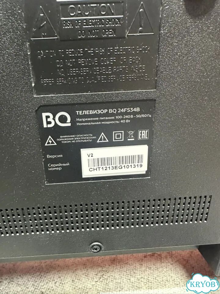 Телевизор BQ 24F34B SMART TV фото 4