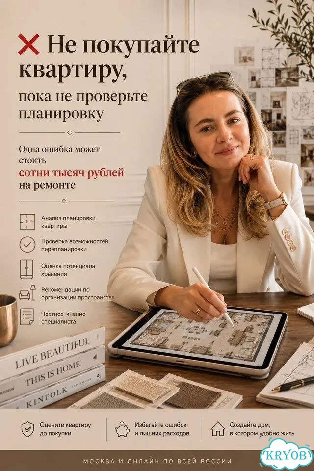 Проверка квартиры перед покупкой/разбор планировки фото 1