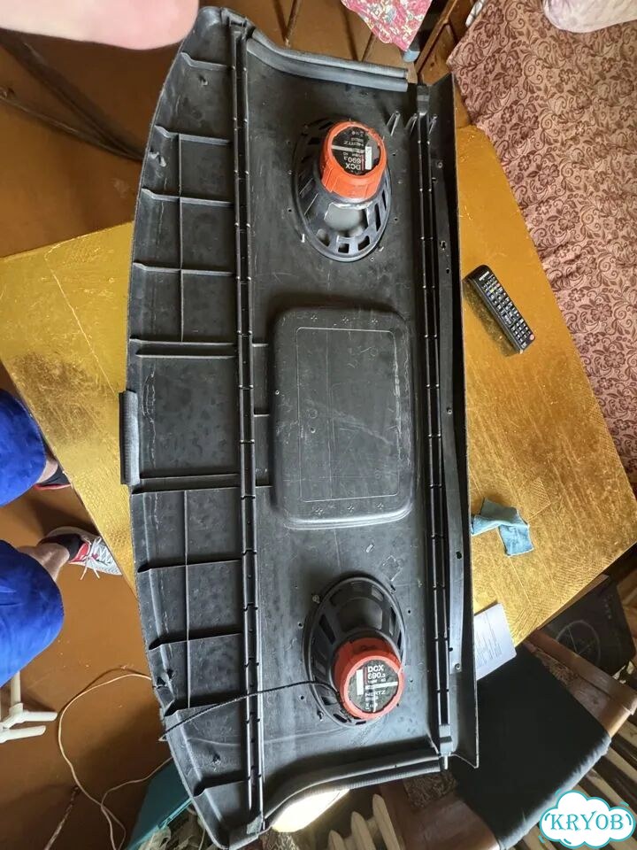 Полка задняя Toyota Corsa EL53 с динамиками фото 3