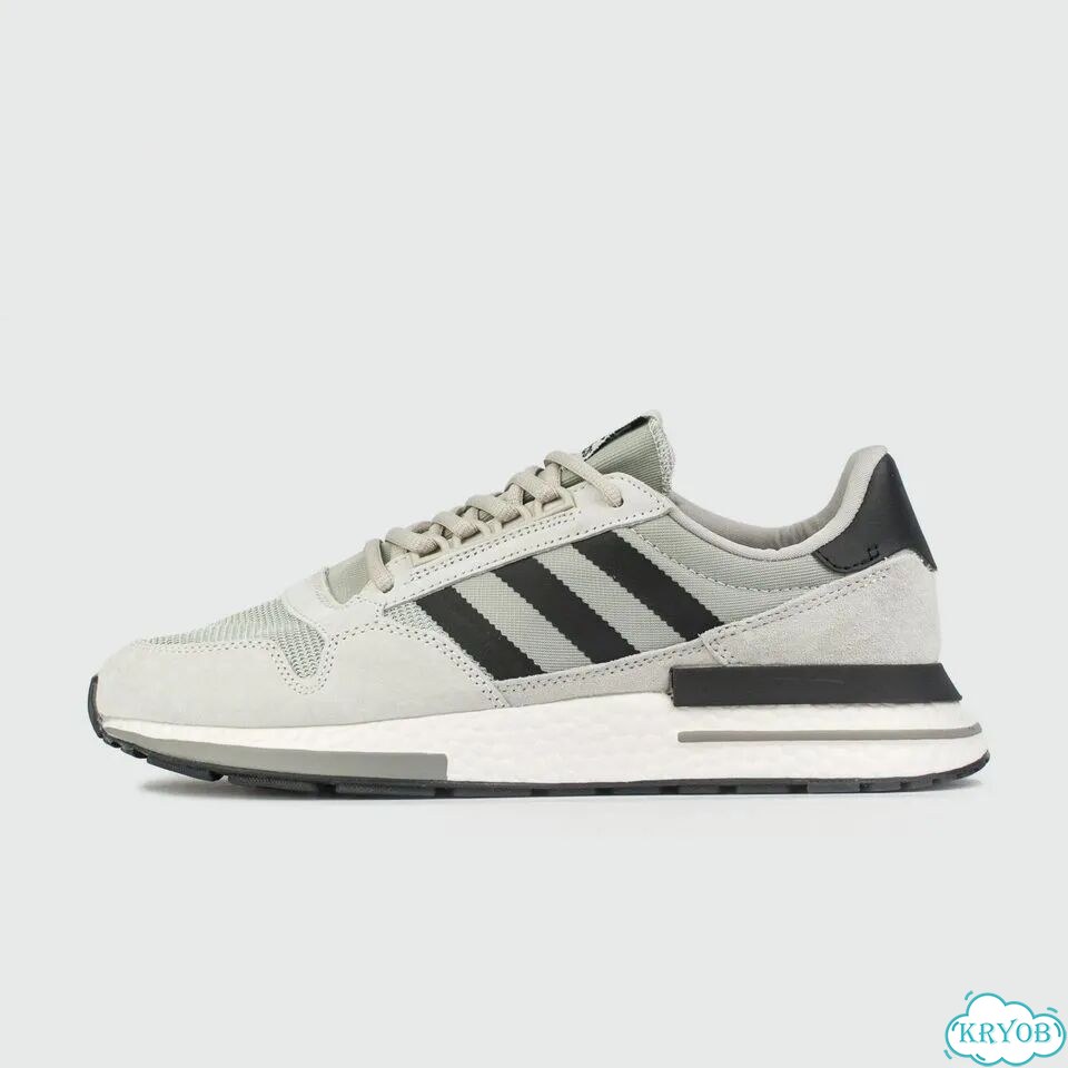 Кроссовки Adidas ZX 500 Boost Wmns Grey / Black Str./ White фото 1