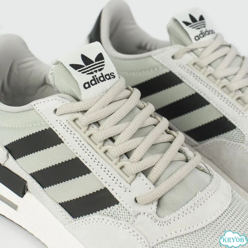 Кроссовки Adidas ZX 500 Boost Wmns Grey / Black Str./ White фото 5