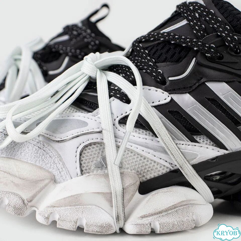 Кроссовки Adidas Vento XLG Deluxe White Black фото 6