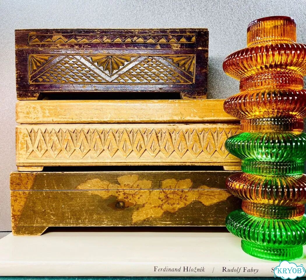 Шкатулка деревянная СССР фото 6