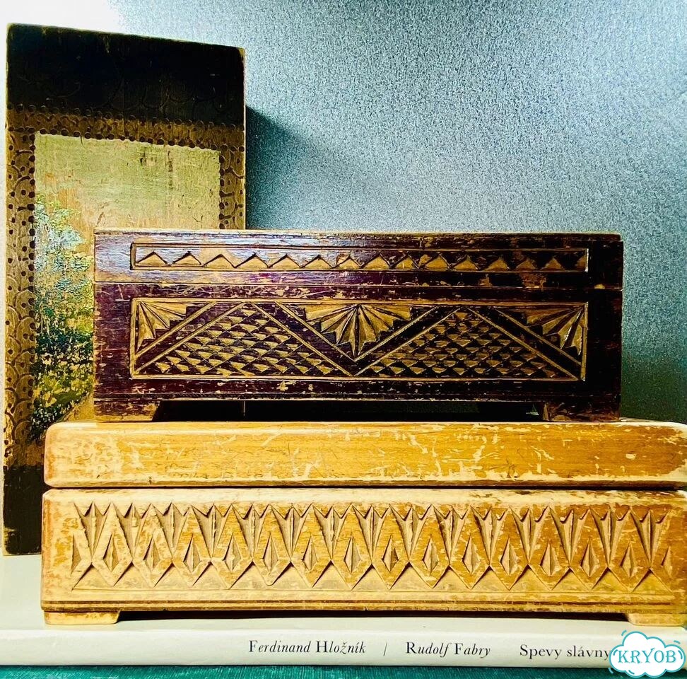 Шкатулка деревянная СССР фото 8