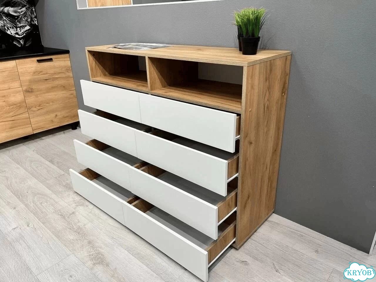 Комод 120см 8 ящиков фото 3