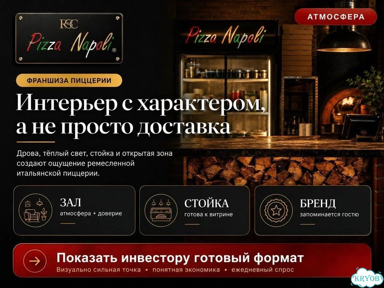 Франшиза пиццерии Pizza Napoli под ключ фото 3