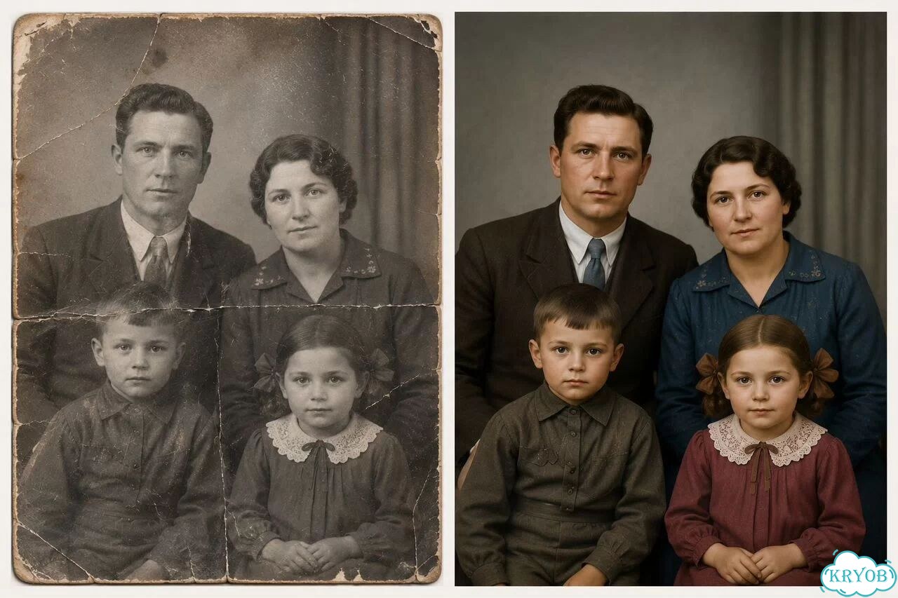 Реставрация старых фотографий фото 8