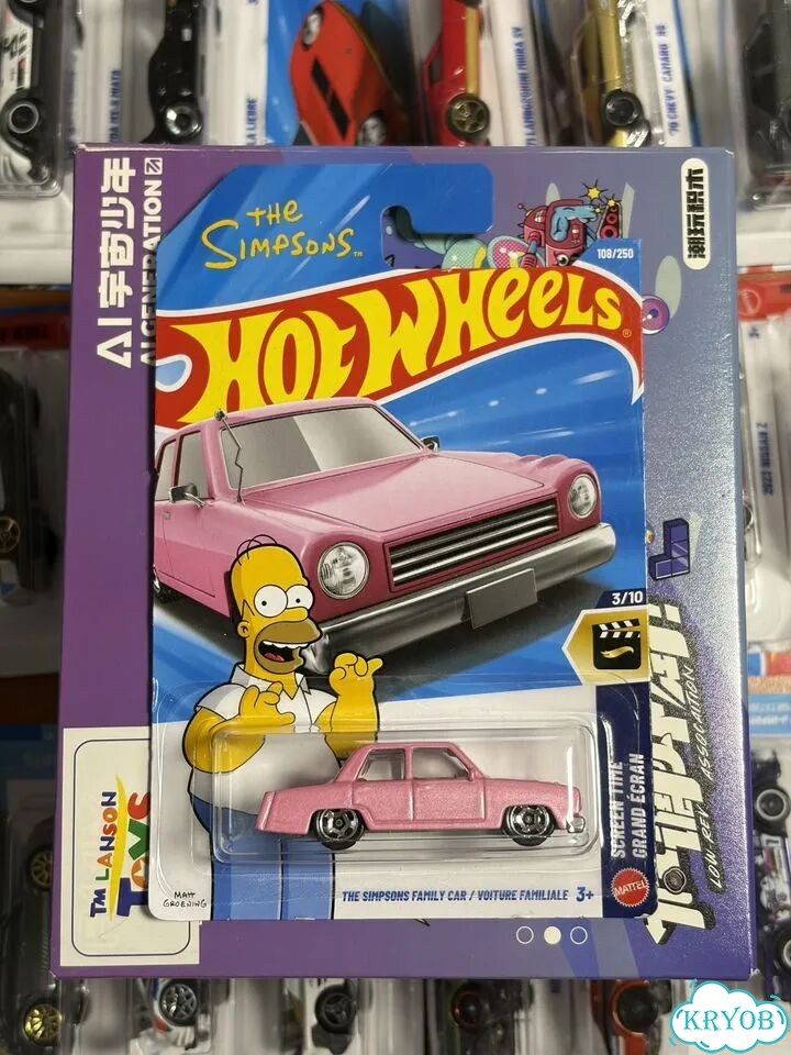 Hot Wheels The Simpsons Family car (симпсоны) фото 1