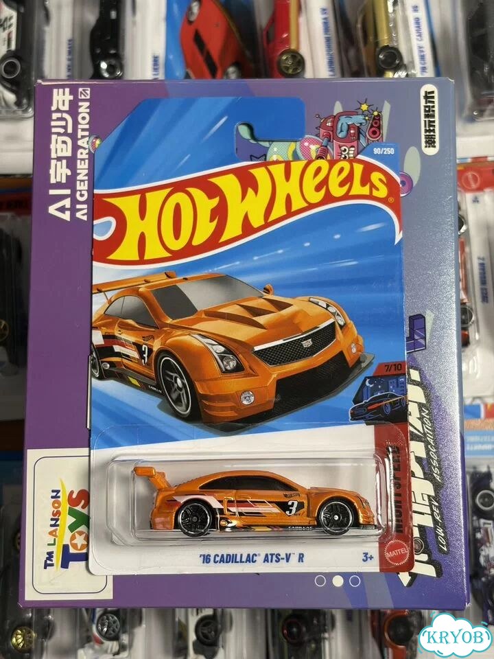 Hot Wheels 16 cadillac ATS-V R фото 1