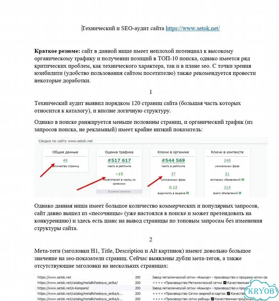 SEO аудит сайта фото 7