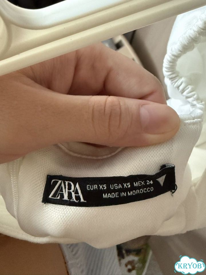 Платье с рукавами фонариками zara xs, s фото 3