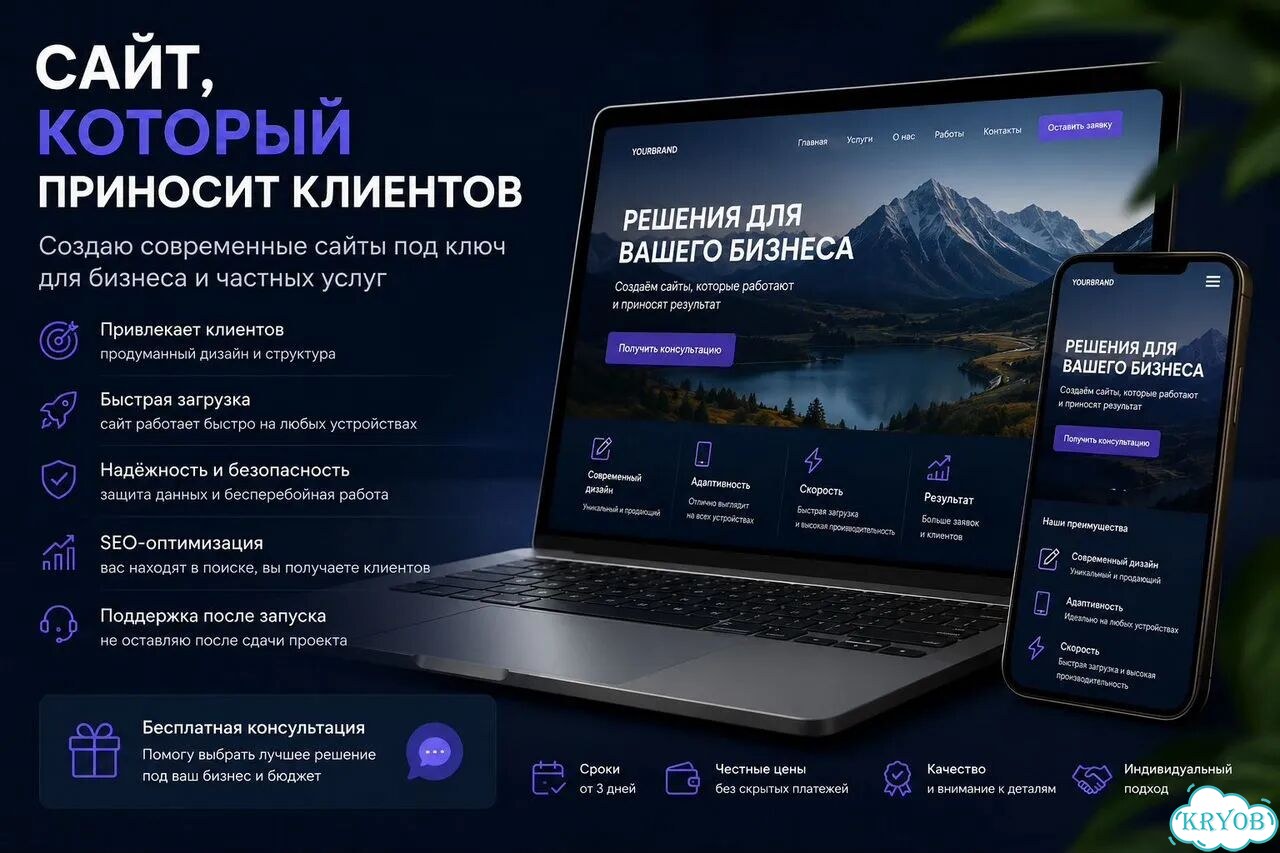 Создание сайтов фото 1