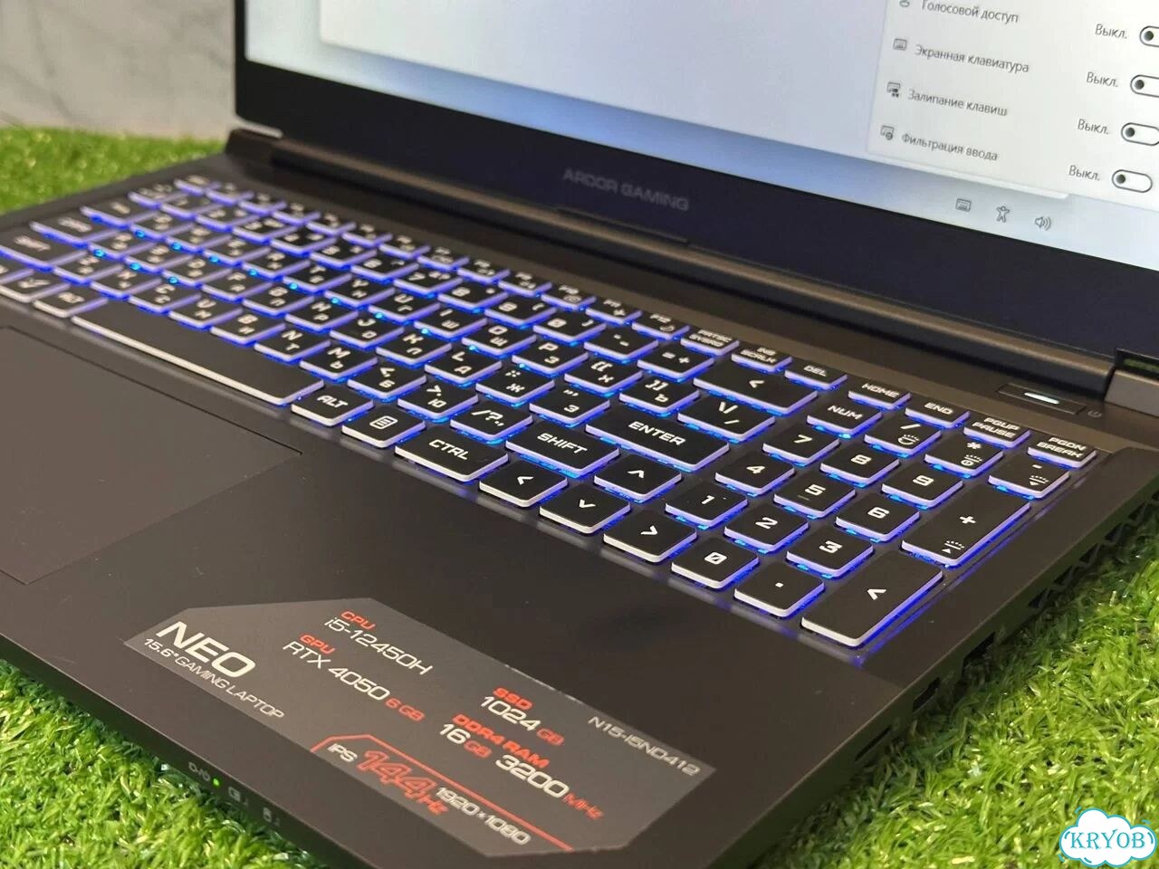 Игровой Ноутбук ardor gaming rage 17 i7 16gb 4060 фото 5