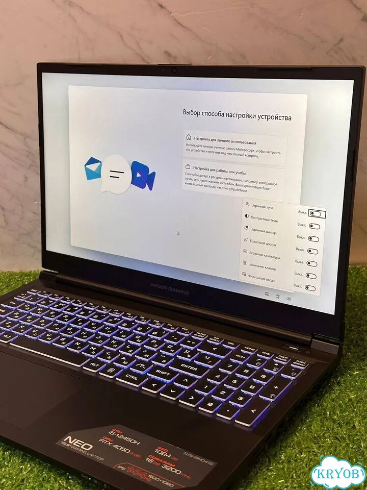 Игровой Ноутбук ardor gaming rage 17 i7 16gb 4060 фото 6