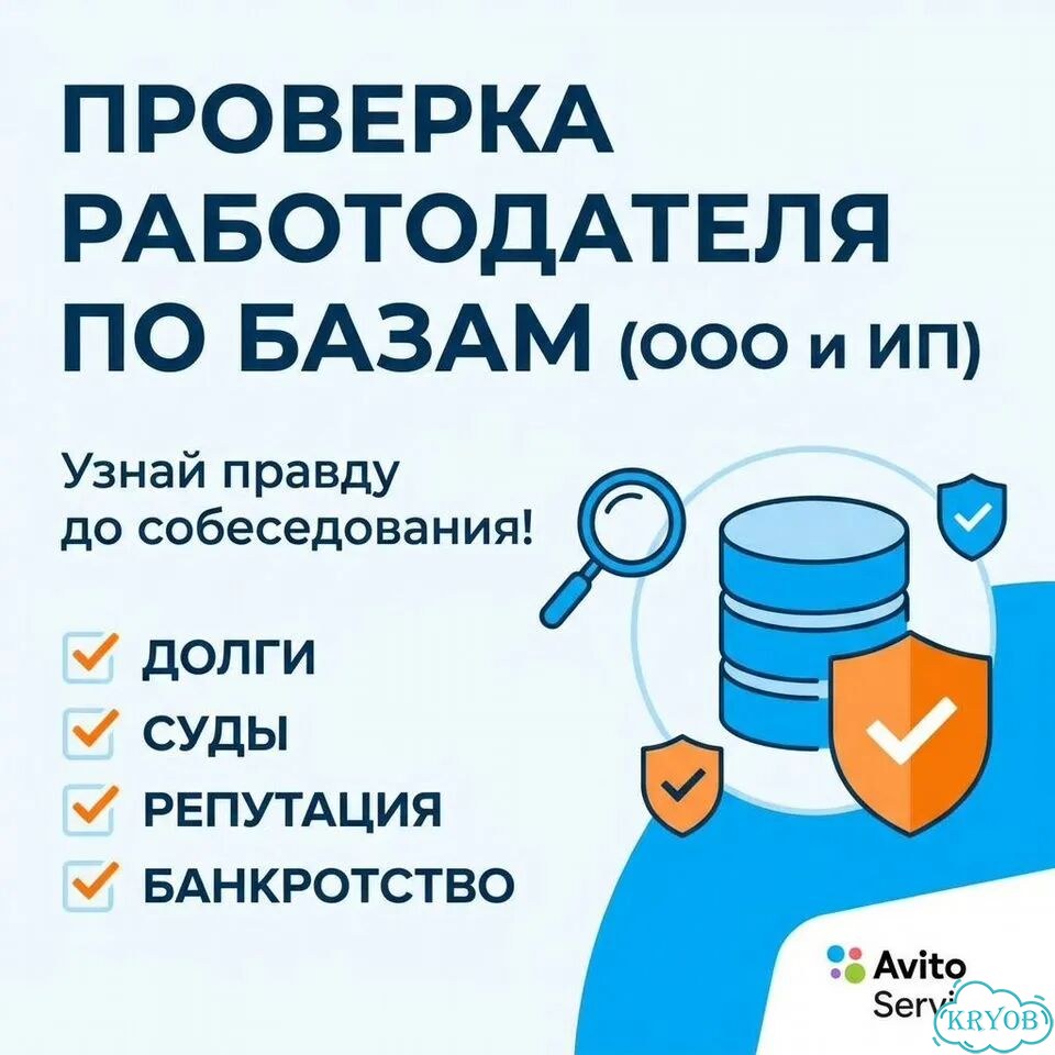 Проверка работодателя по базам (ООО и ИП) фото 1
