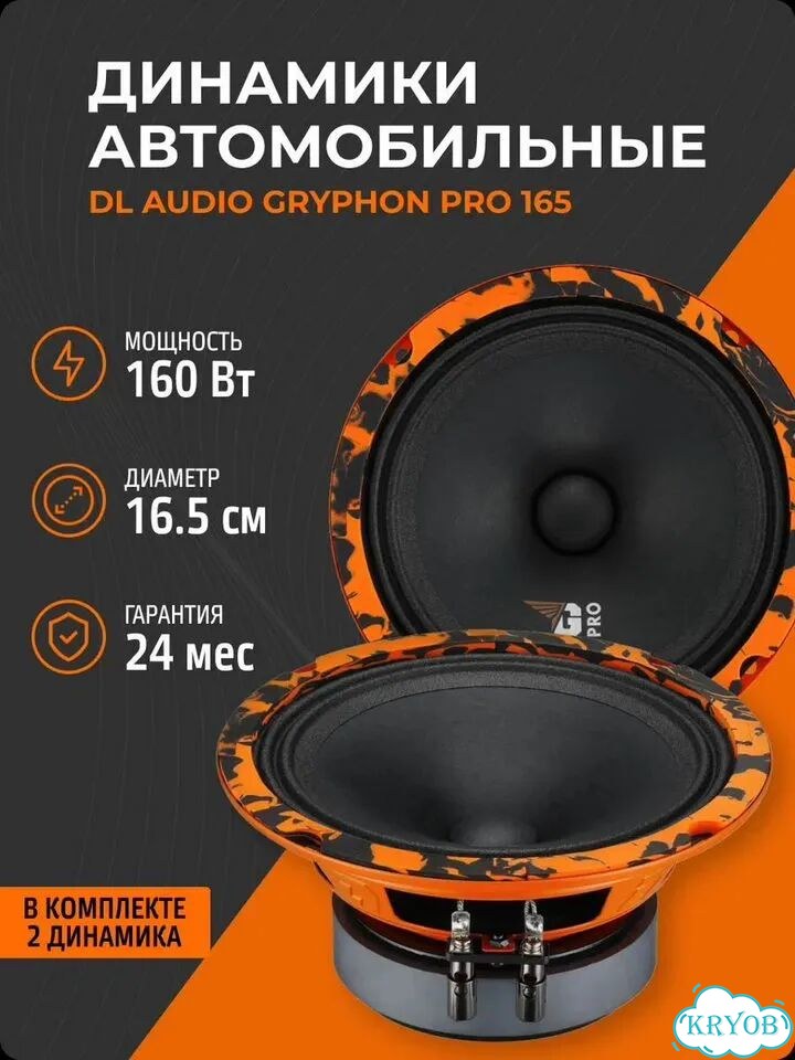 Динамики DL Audio Gryphon Pro 165 Midbass фото 1