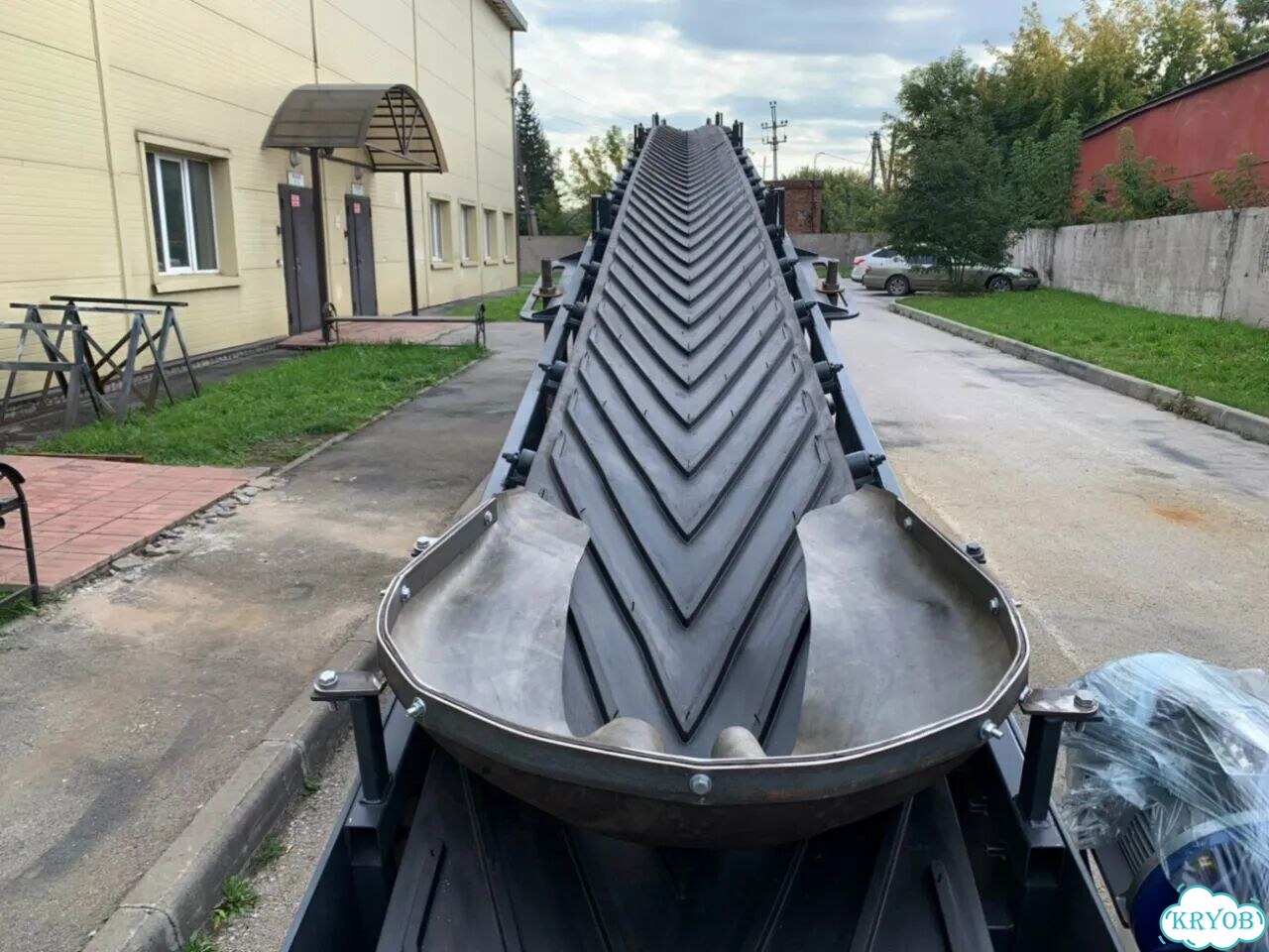 L-формы конвейер-транспортер на колесах фото 10