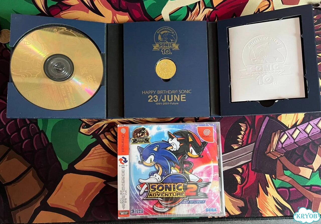 Sonic Adventure 2 10th Dreamcast ntsc-J фото 7