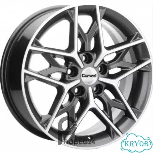 Литые диски Carwel 7×R17 5×114.3 фото 1