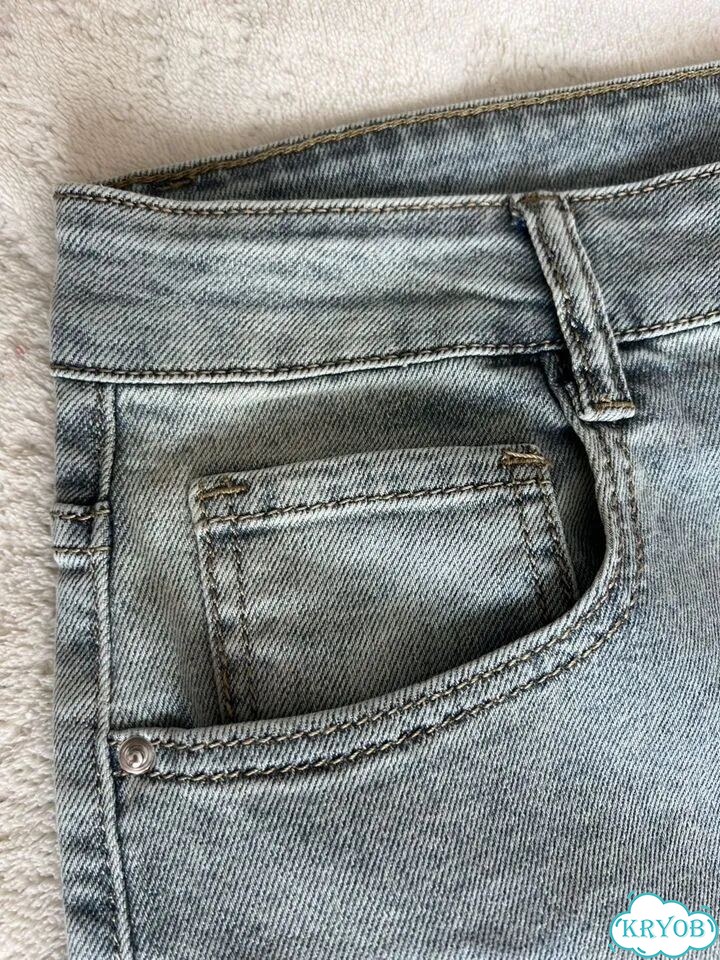 Джинсы широкие светлые Zara type фото 3