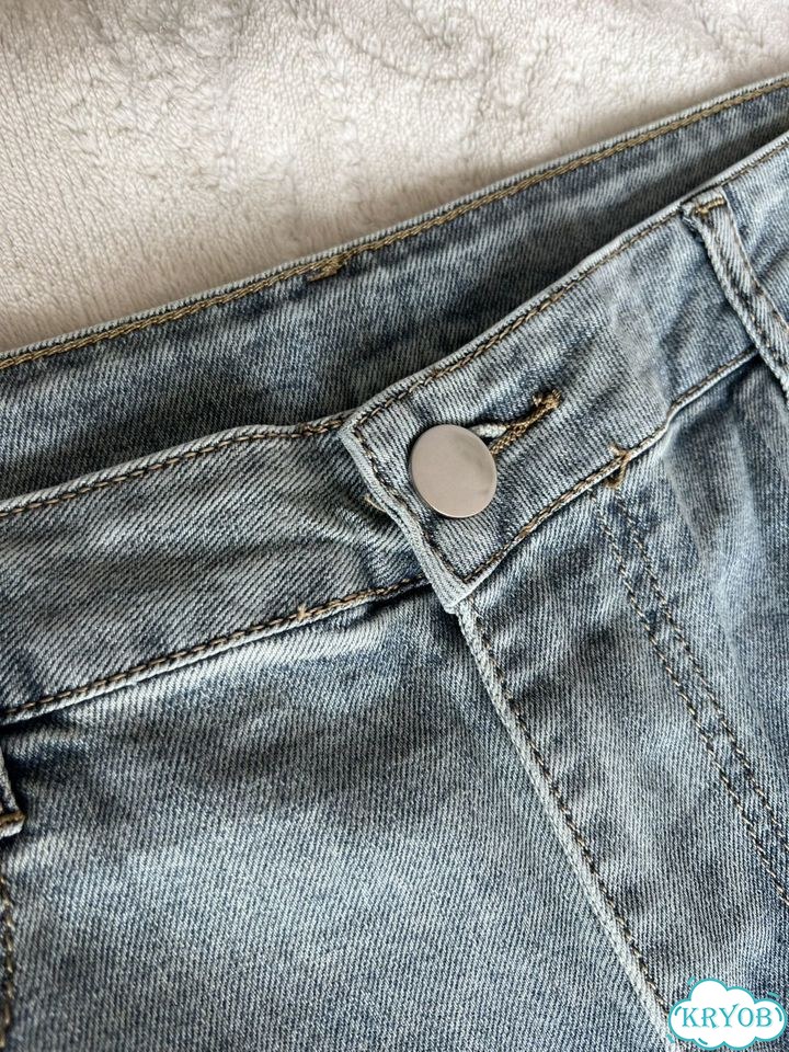 Джинсы широкие светлые Zara type фото 4