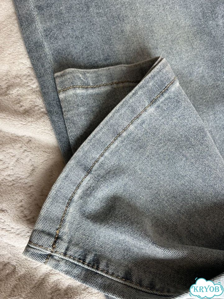 Джинсы широкие светлые Zara type фото 7