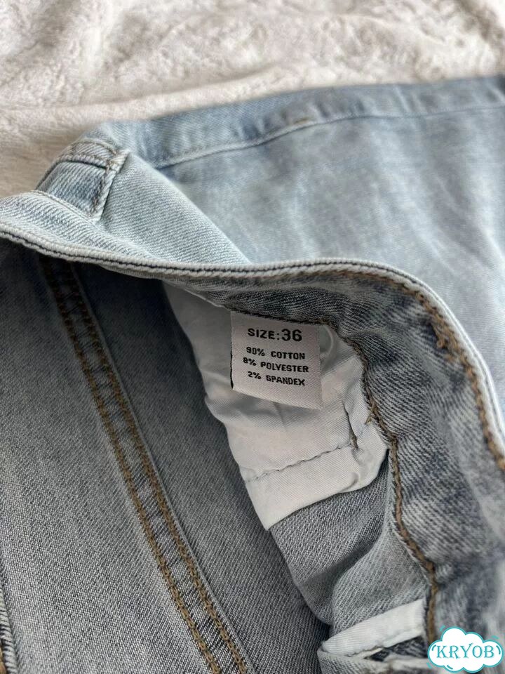 Джинсы широкие светлые Zara type фото 9