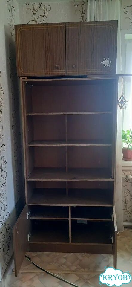 Шкафы от стенки книжный и стекляный для посуды фото 1