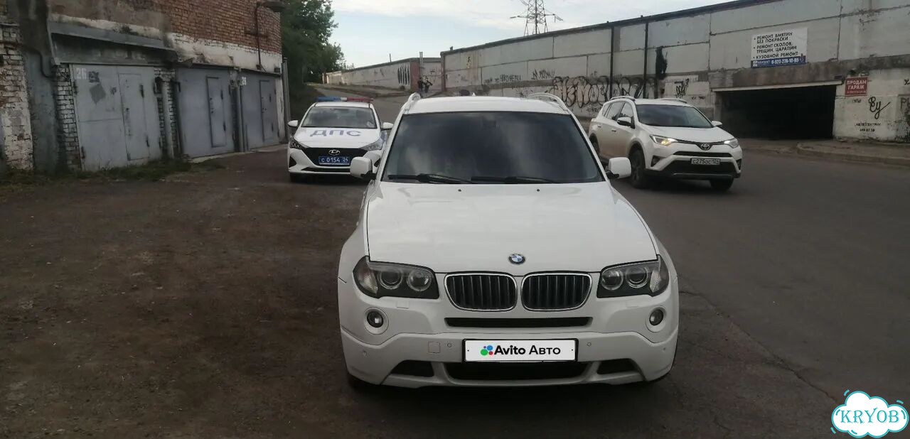 BMW X3 2.5 AT, 2009, битый, 125 000 км фото 1
