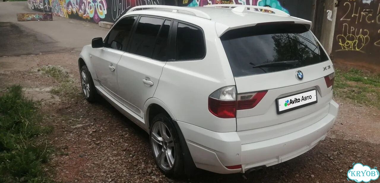BMW X3 2.5 AT, 2009, битый, 125 000 км фото 2