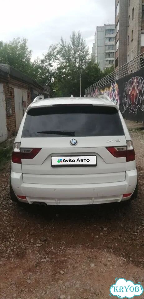 BMW X3 2.5 AT, 2009, битый, 125 000 км фото 6