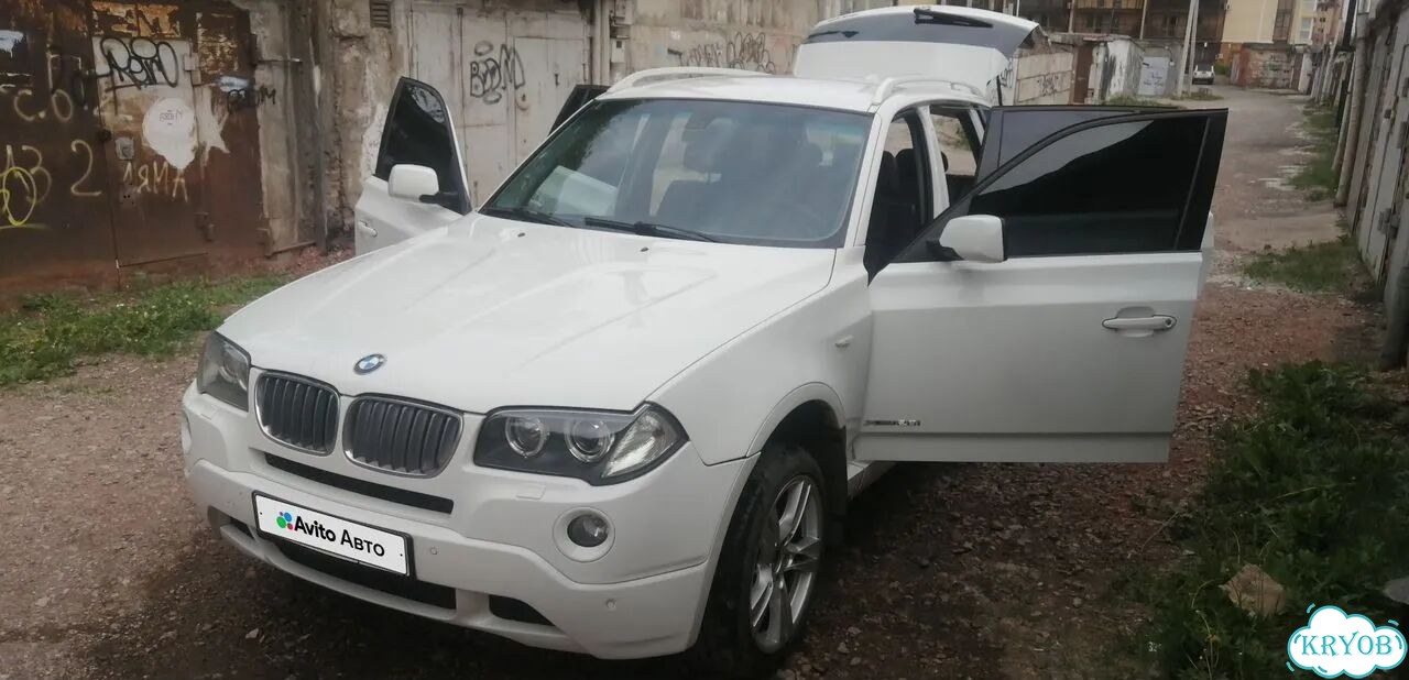 BMW X3 2.5 AT, 2009, битый, 125 000 км фото 8