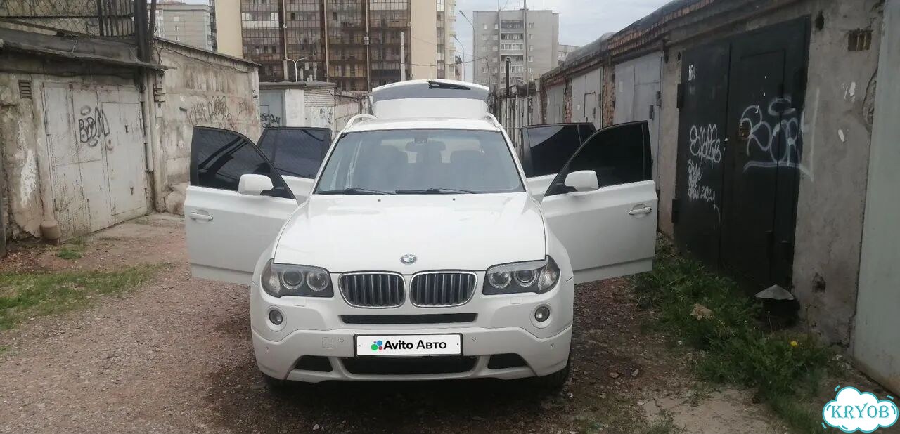 BMW X3 2.5 AT, 2009, битый, 125 000 км фото 9