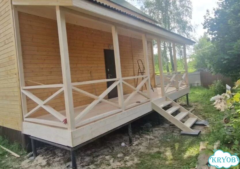 Пристройка к дому веранда терраса баня гараж фото 2